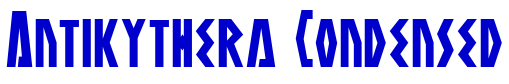 Antikythera Condensed الخط